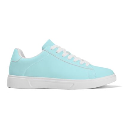 Leather Skateboard Shoes color mint - Image 5