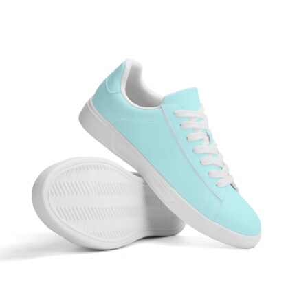 Leather Skateboard Shoes color mint - Image 8