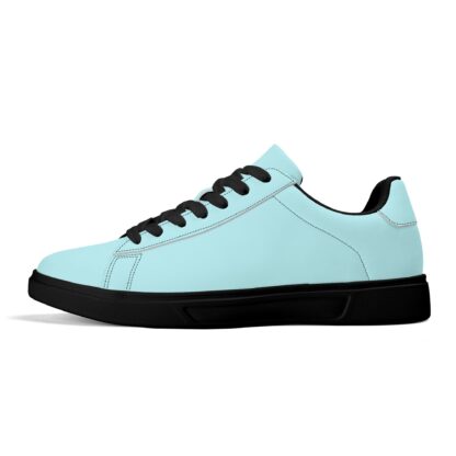 Leather Skateboard Shoes color mint - Image 11
