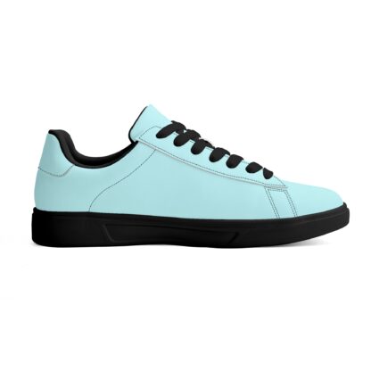 Leather Skateboard Shoes color mint - Image 12