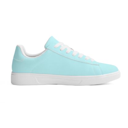 Leather Skateboard Shoes color mint - Image 3