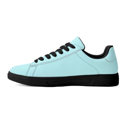 Leather Skateboard Shoes color mint - Image 13