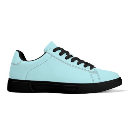 Leather Skateboard Shoes color mint - Image 14