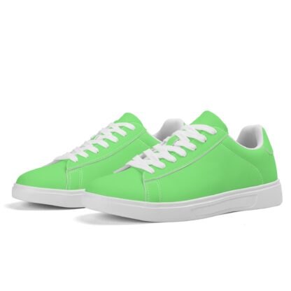 Leather Skateboard Shoes color mint