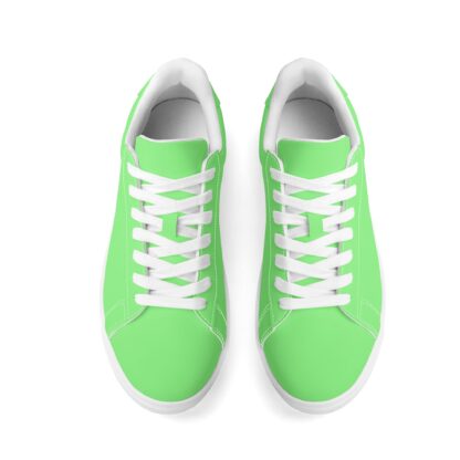 Leather Skateboard Shoes color mint - Image 6
