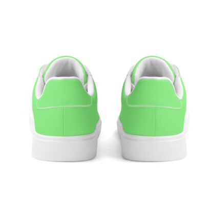Leather Skateboard Shoes color mint - Image 7