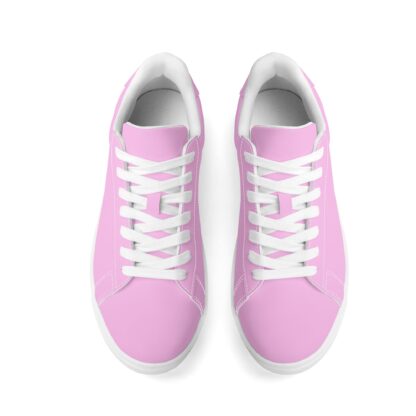 Leather Skateboard Shoes color mint - Image 6