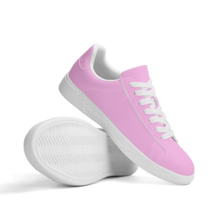 Leather Skateboard Shoes color mint - Image 8
