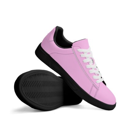 Leather Skateboard Shoes color mint - Image 17