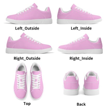 Leather Skateboard Shoes color mint - Image 9