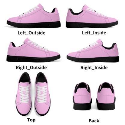 Leather Skateboard Shoes color mint - Image 18