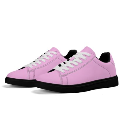 Leather Skateboard Shoes color mint - Image 10