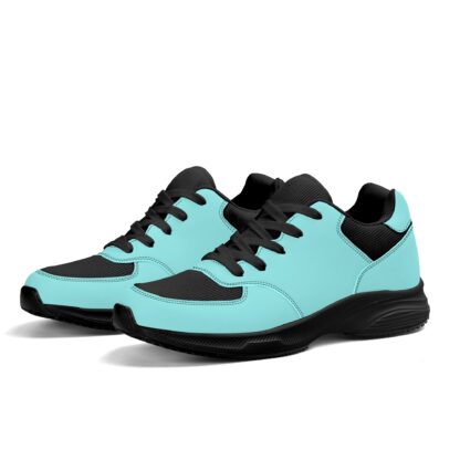 Adult Lightweight Brand Low Top Mesh and PU Platform Athletic Shoes WIth Personalized Logo /Name