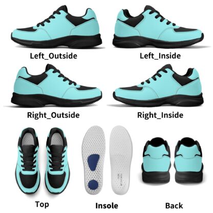 Adult Lightweight Brand Low Top Mesh and PU Platform Athletic Shoes WIth Personalized Logo /Name - Image 9